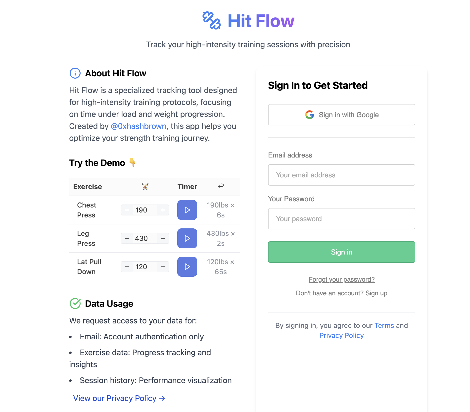Hit Flow Screenshot